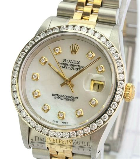 rolex datejust 36mm roman dial|Rolex Datejust 36 diamond bezel.